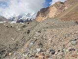 12 Rock Covered Gasherbrum North Glacier In China